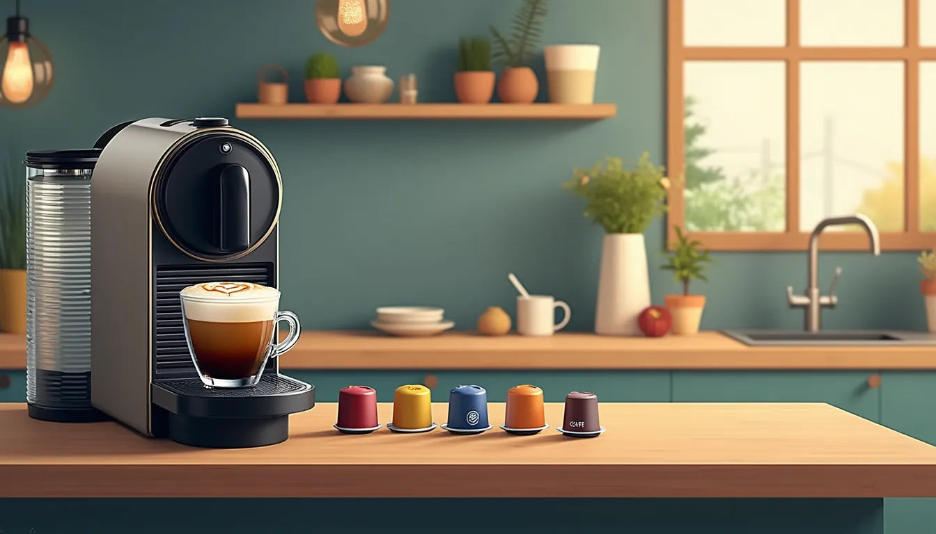 Discover the Café Nespresso Machine and experience the perfect brew, with insights into its features