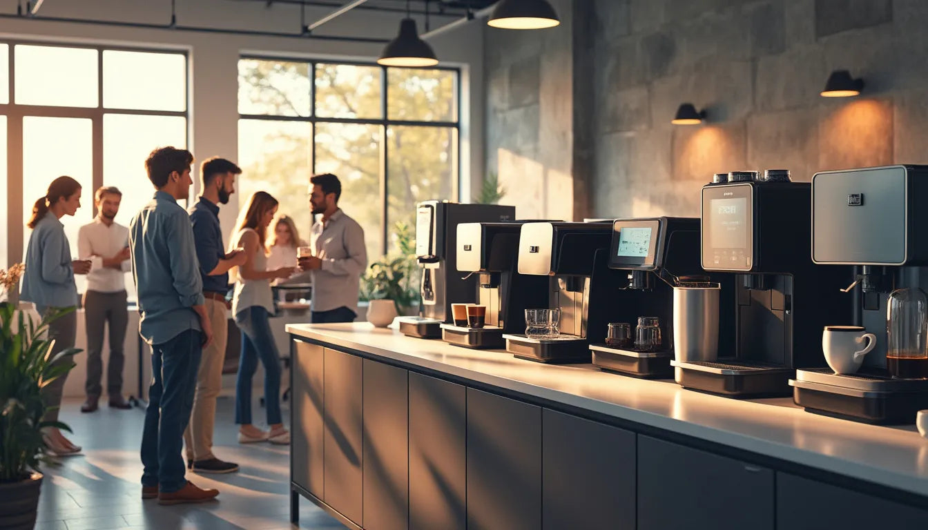 Find the ideal cafeteria coffee machine for your workplace by exploring top options, features, and b