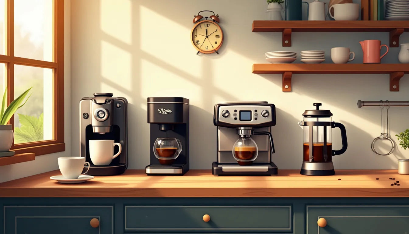 Learn how to select the perfect coffee machine for your home with our comprehensive guide, highlight