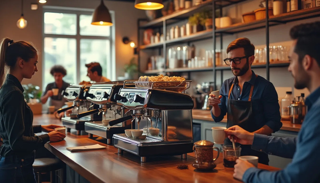 Discover how to choose the perfect coffee machine for your coffee shop and enhance your barista's cr