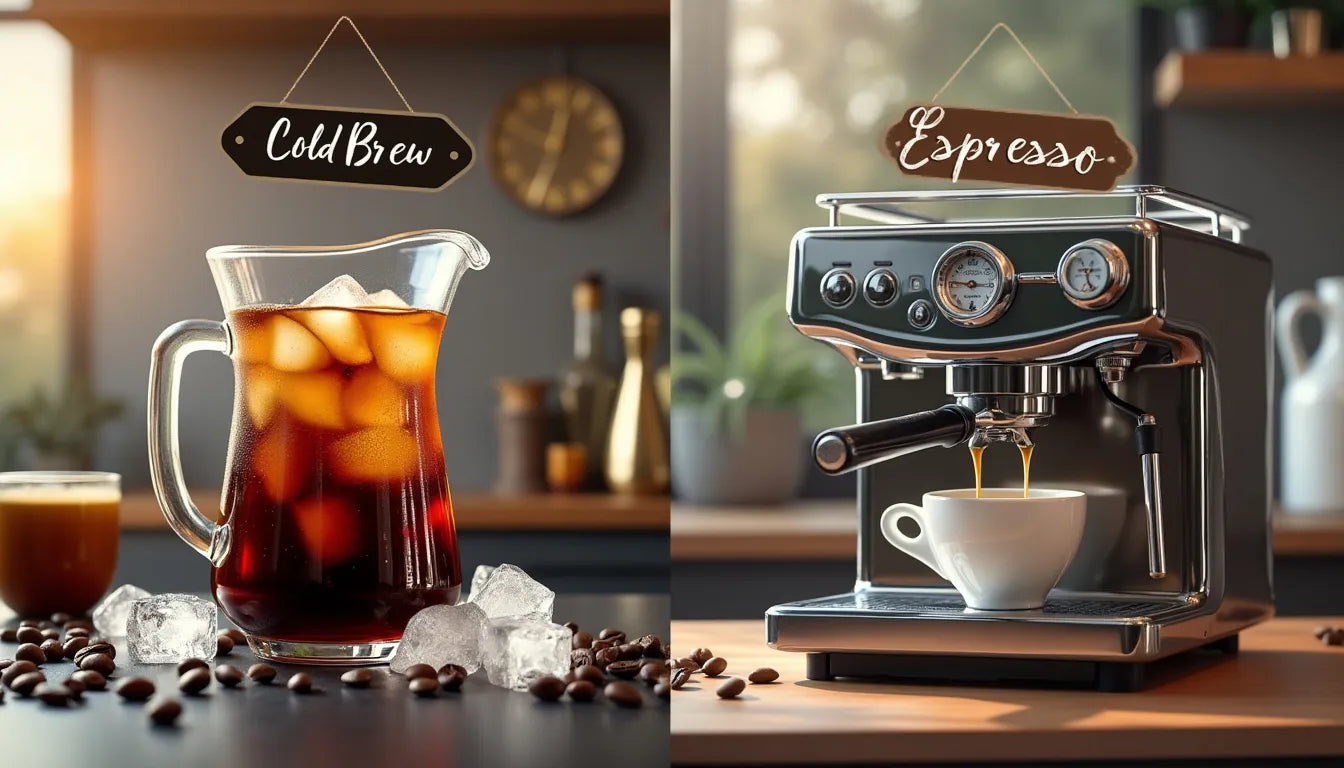 Discover the key differences between cold brew and espresso, exploring their unique flavors, brewing