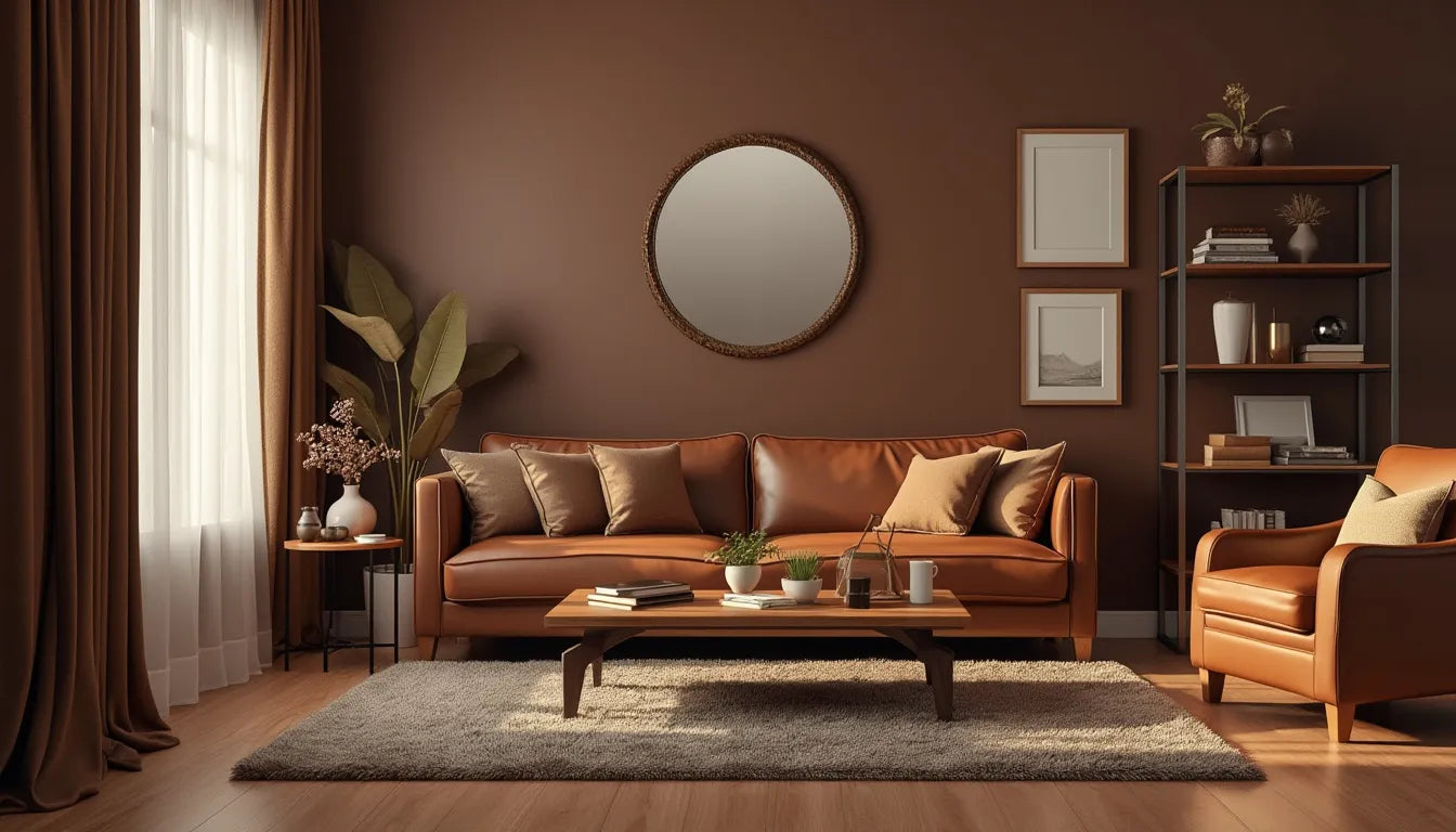 Discover how the espresso brown color enhances home decor with its rich and inviting charm, creating