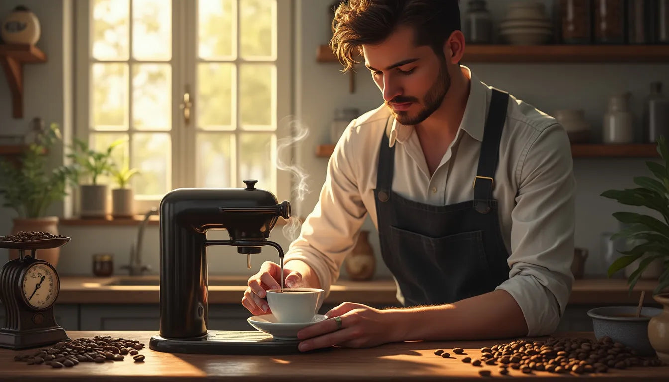 Discover the rich flavors of espresso coffee with the authentic art of hand-pressed techniques. Lear