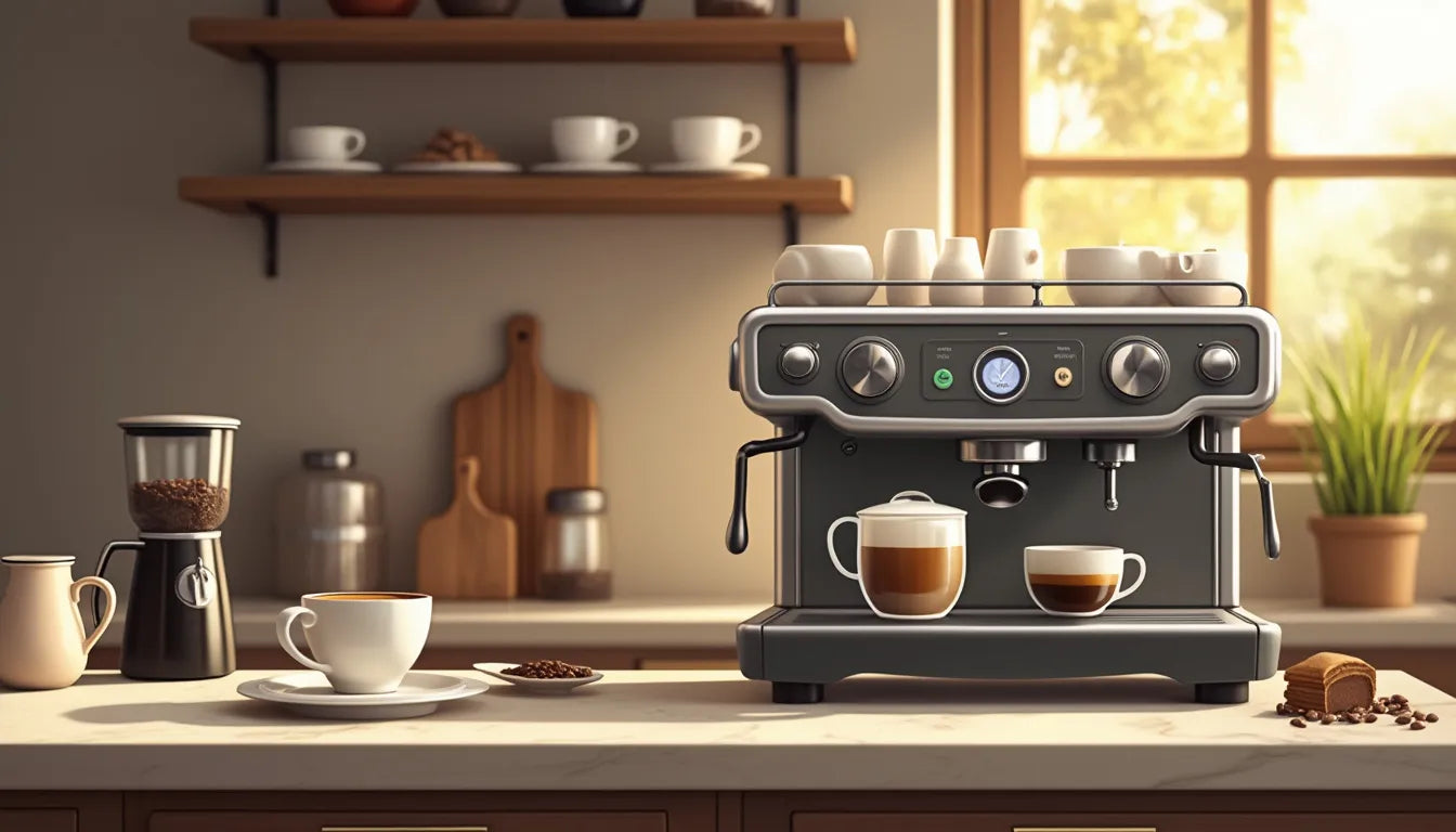 Find the ideal espresso coffee machine for your home with our comprehensive guide, turning every mor