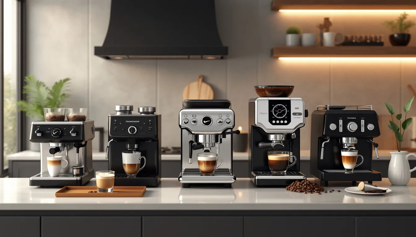 Discover the top espresso coffee machines of 2023 with our comprehensive buyer's guide, featuring de