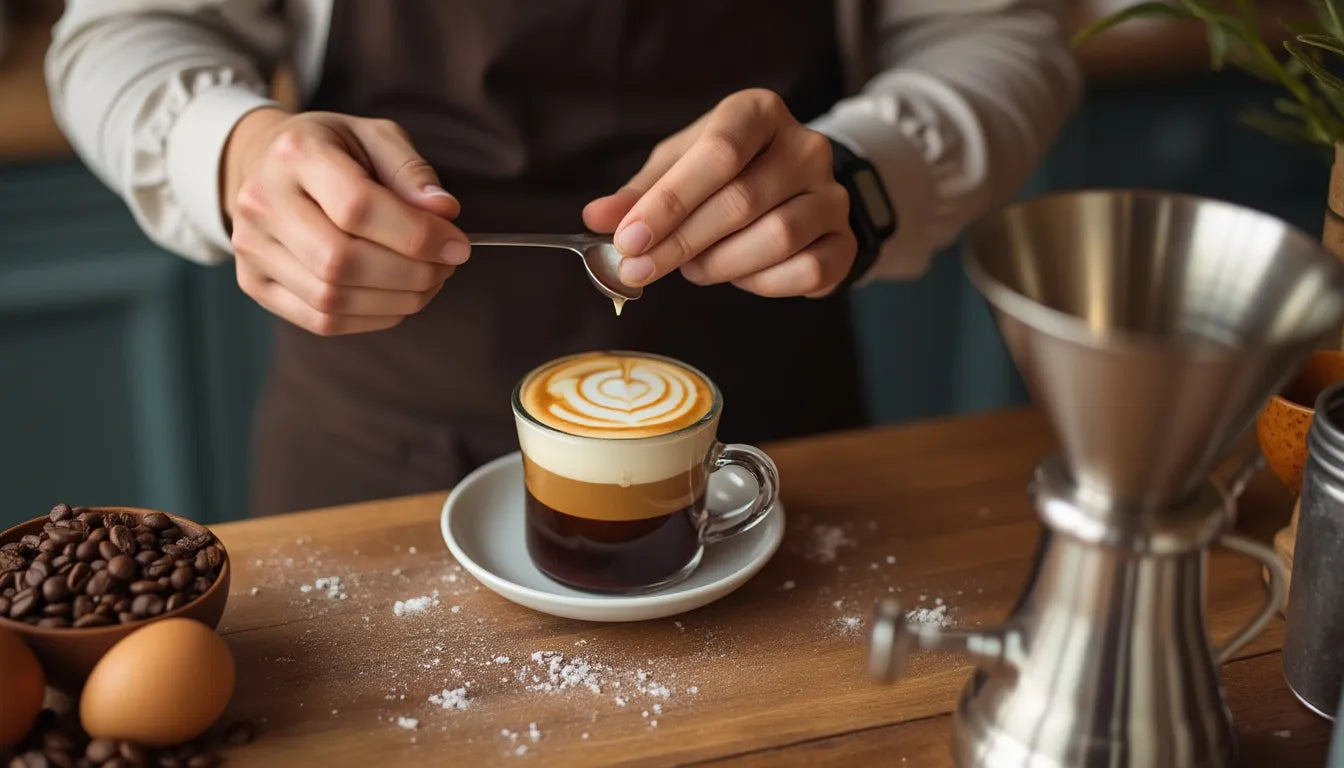 Learn how to make the perfect Espresso Con Panna at home with our easy-to-follow recipe, combining r