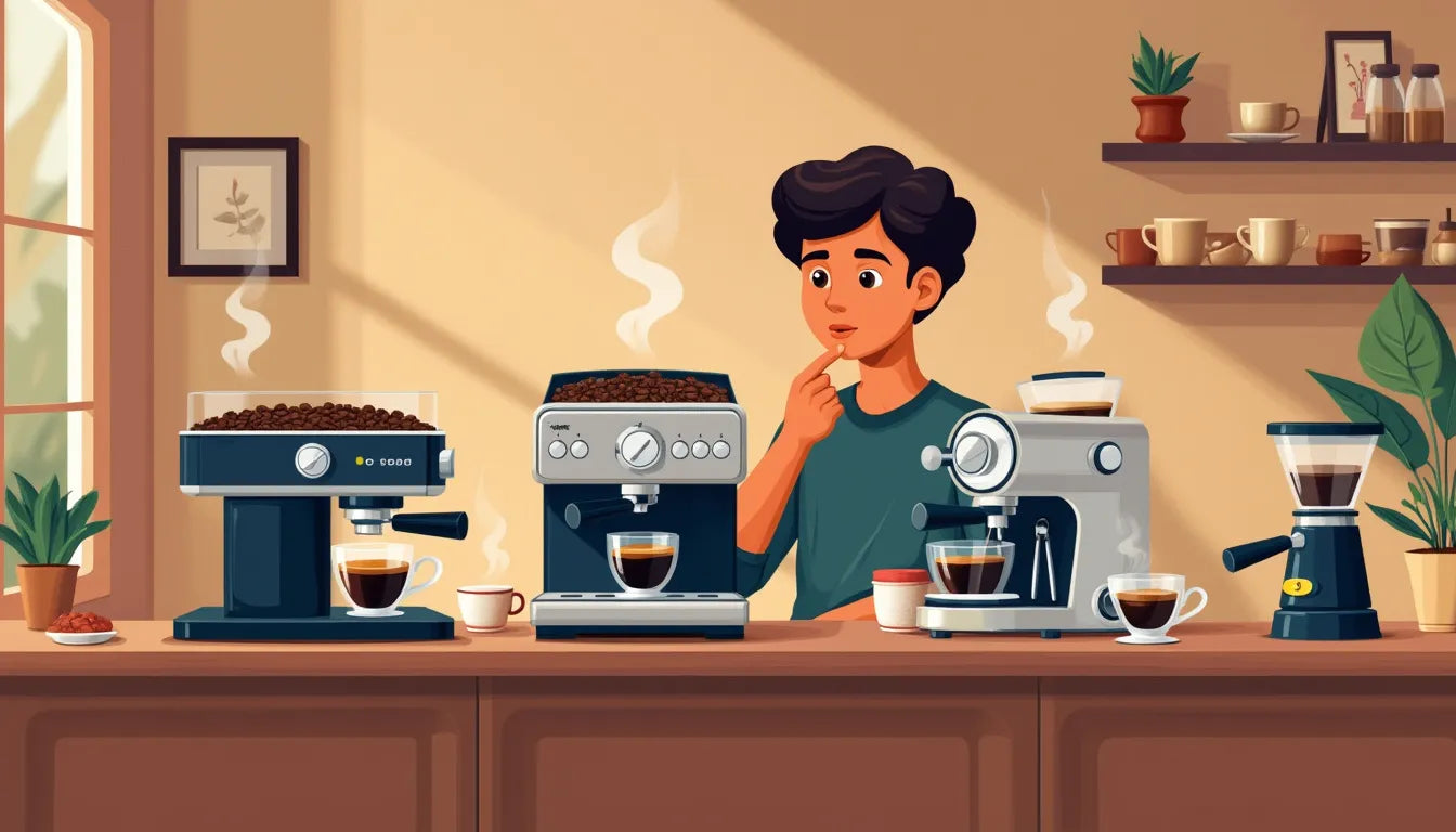 Find the perfect espresso machine coffee maker for your home with our detailed guide, comparing feat