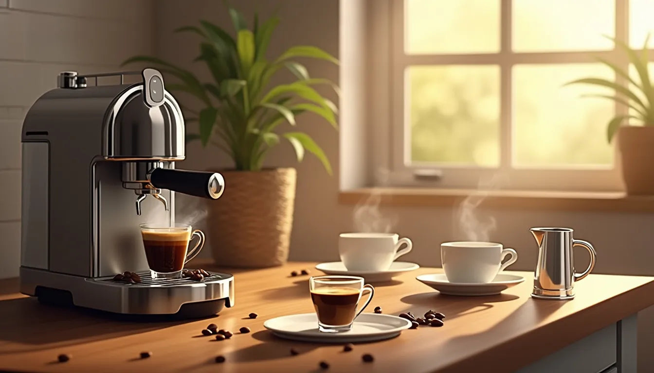 Discover the top benefits of owning a small espresso machine for your home, creating delicious homem