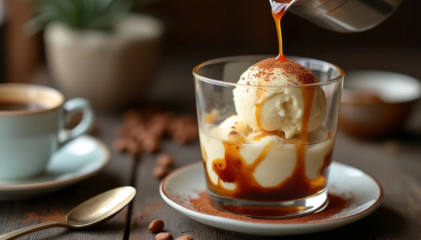 Experience the blissful combination of espresso over ice cream with our easy guide to making the per