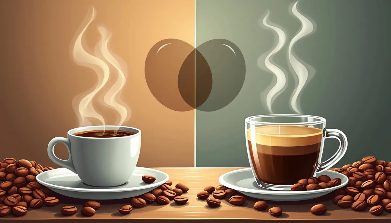 Discover the key differences and similarities between espresso and coffee, and learn how their disti