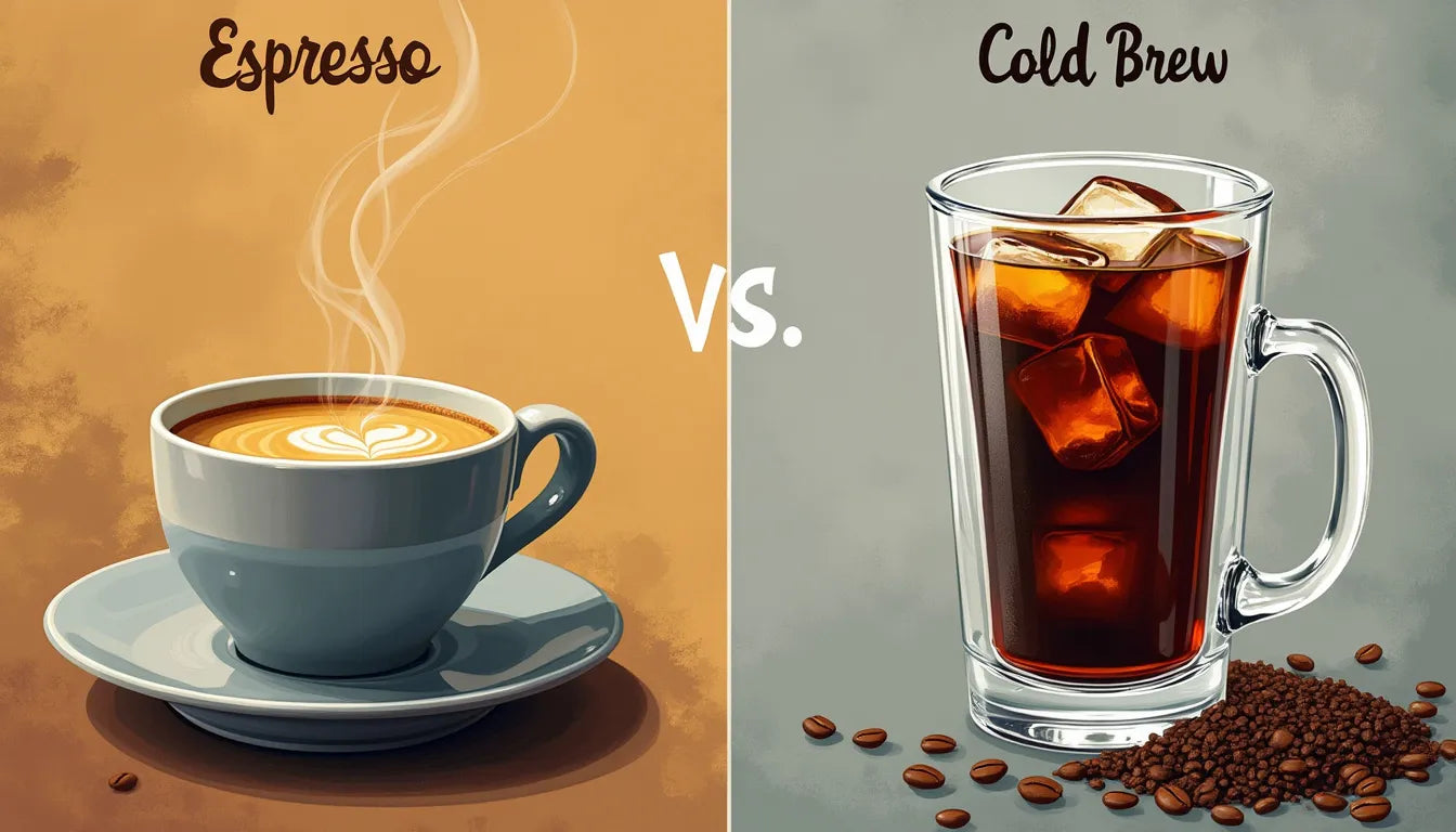 Discover the differences between espresso and cold brew, from brewing methods to flavor profiles, to