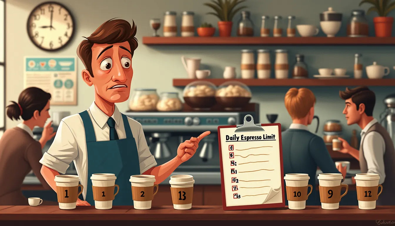 Find out how many shots of espresso could be too much in a day by exploring caffeine limits and heal