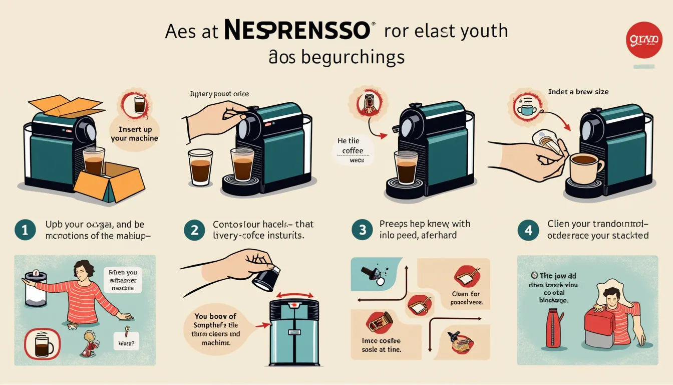 Discover easy-to-follow Nespresso machine instructions for beginners, offering step-by-step guidance