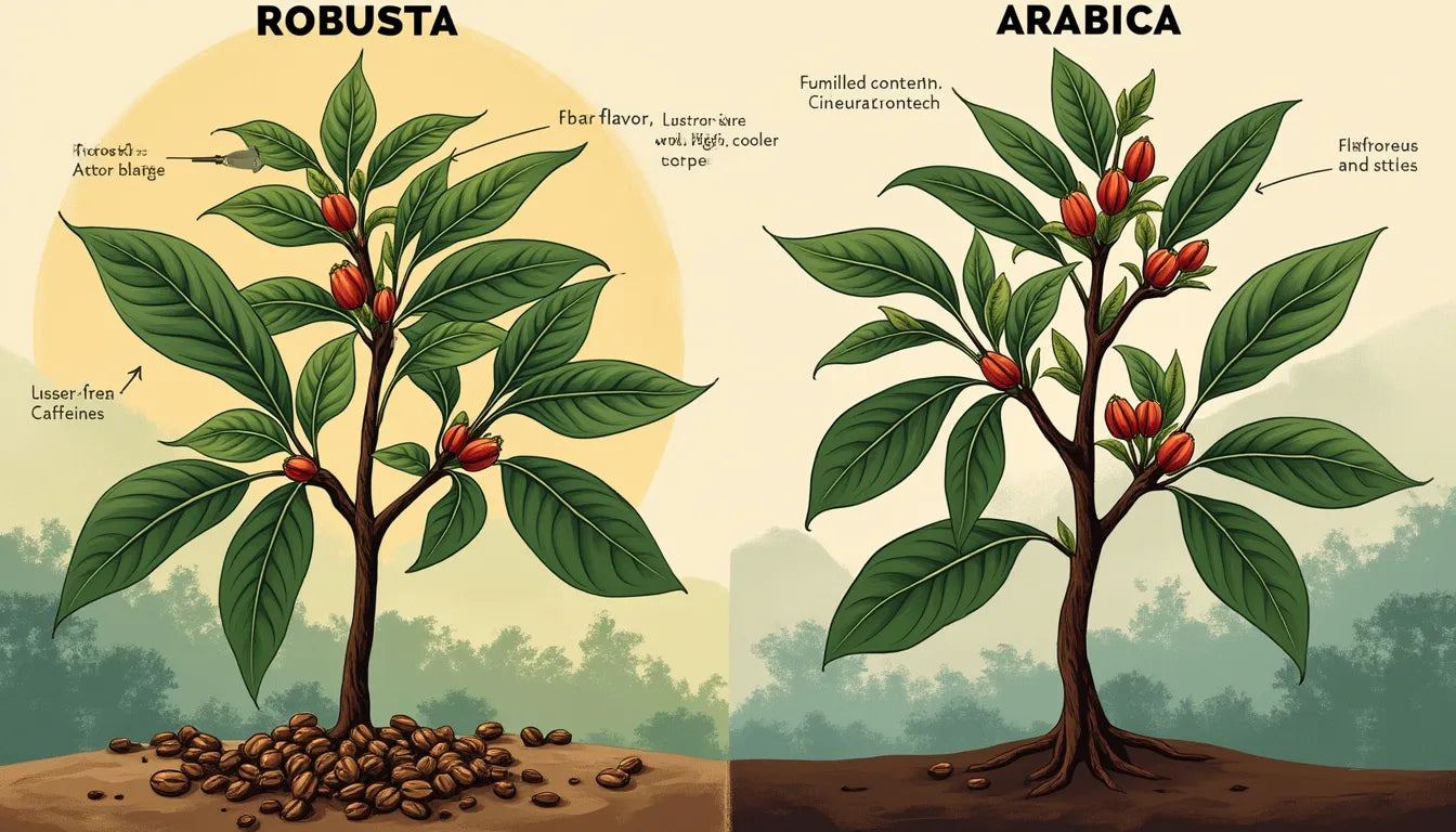 Dive into the fascinating world of coffee with our guide to the key differences between Robusta and 