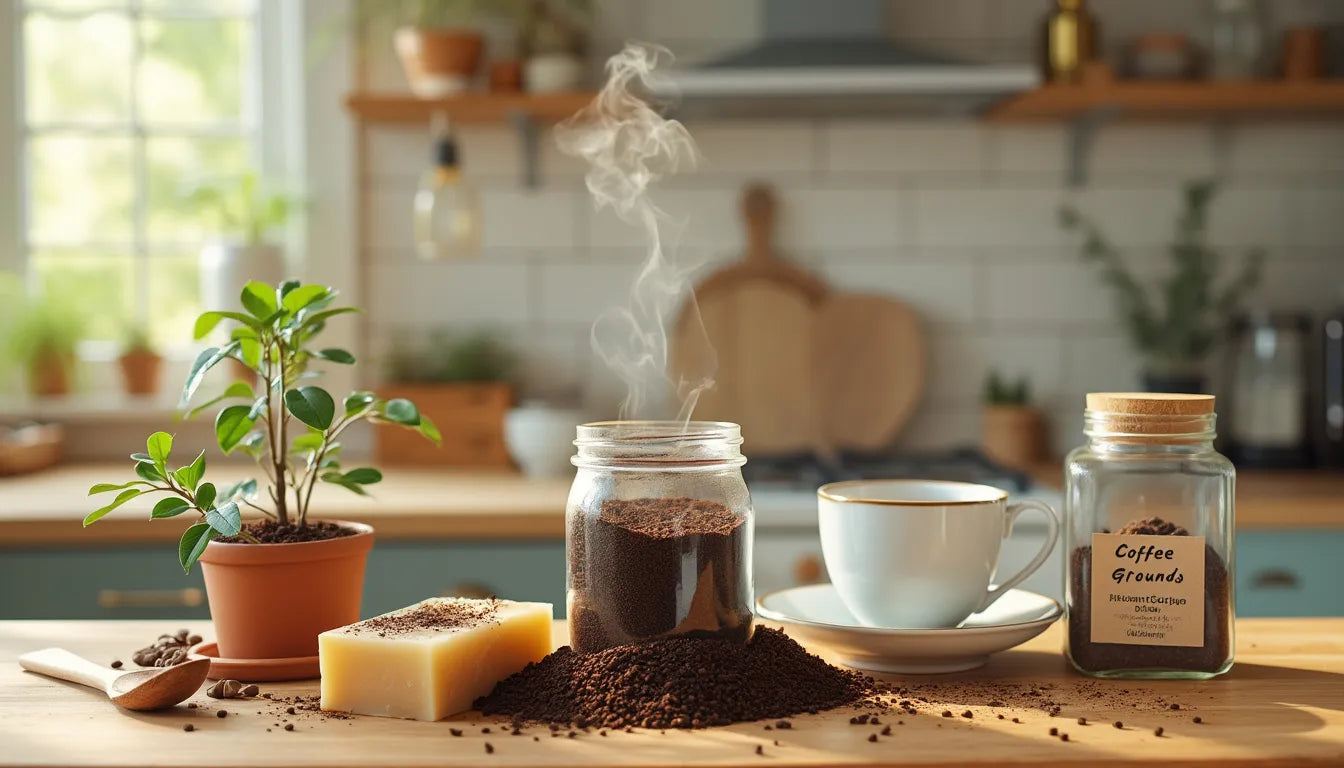 Explore ingenious uses of coffee grounds to transform waste into eco-friendly solutions for your hom